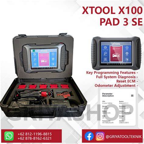 XTOOL X100 PAD3 SE Professional Tablet Key Programmer With Full System