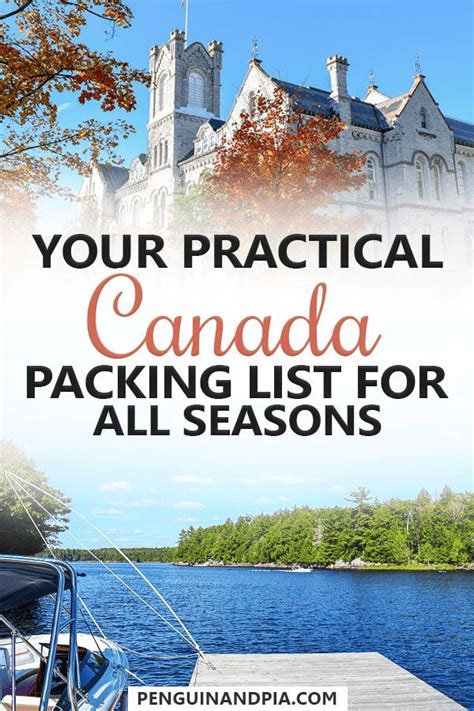 What To Pack For Canada Your Canada Packing List For All Seasons Artofit