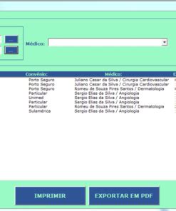 Planilha De Consultas M Dicas Loja Excel Easy