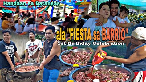 Ala Fiestahan Sa Barrio St Birthday Celebration Mga Balik Bayan From