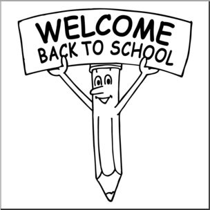 Back To School Clipart Black And White | Free download on ClipArtMag