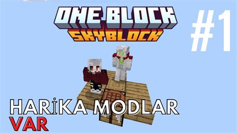 MİNECRAFT PE Bedrock Edition TEK BLOK SKY BLOK HARİKA MODLAR VAR