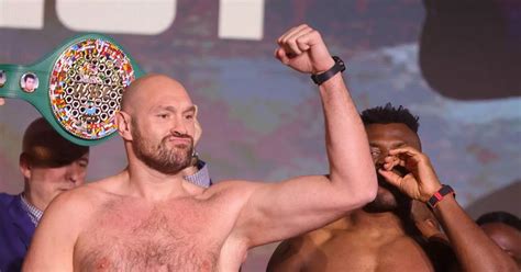 Tyson Fury Fight Time Tonight What Uk Time Will Francis Ngannou Fight Start Mirror Online