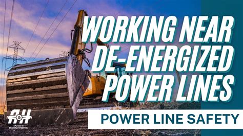 How To Work Safely Near Power Lines Construction Power Line Safety