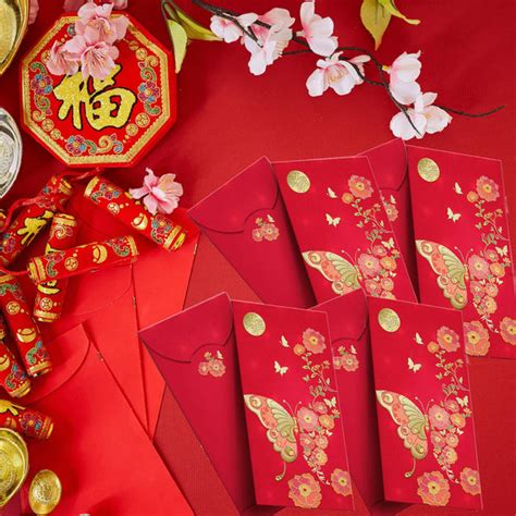 1 X Brand New Red Packet 50 Pack Trendy Premium Chinese New Year