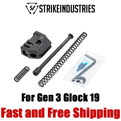 Strike Industries Mass Driver Comp Compensator For Compact Gen 3 Glock