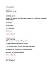 Pols Wk Quiz Week Quiz Part Of Points Question