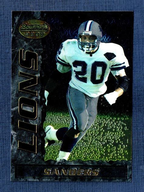 Bowman S Best Barry Sanders For Sale Online Ebay