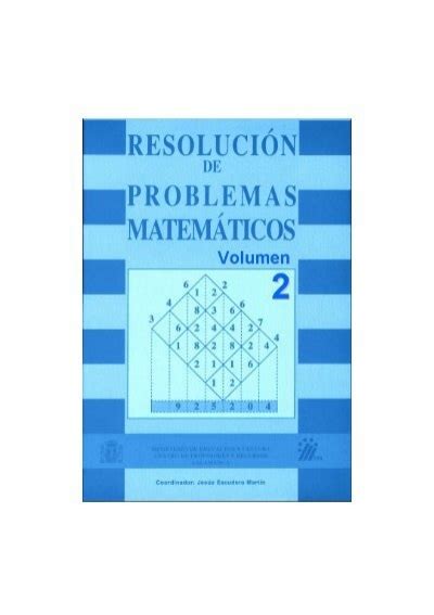 Resolucion De Problemas Matematicos Vol 2