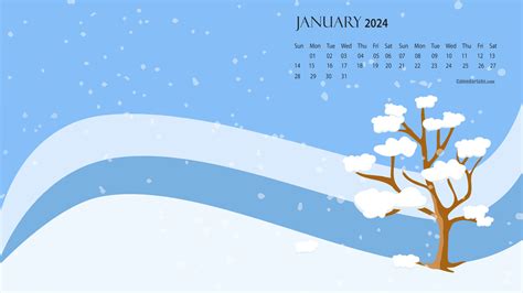 January 2024 Desktop Wallpaper Calendar - CalendarLabs