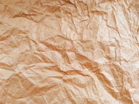 Brown Crumpled Paper Texture For Background Stock Photo Image Of Page