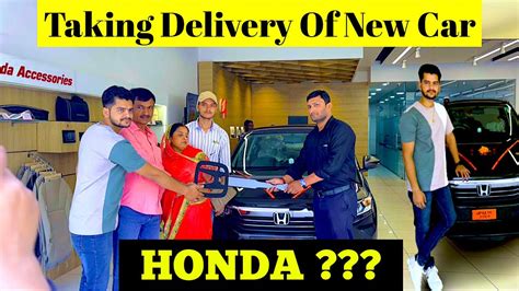 Taking Delivery Of Our New Honda Amaze