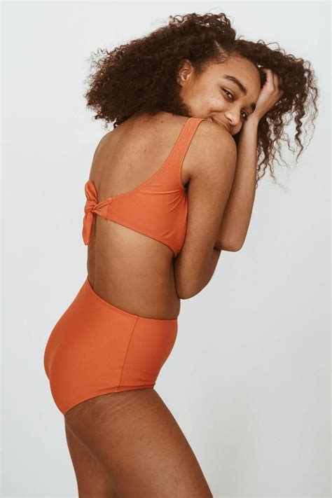 Paloma Rust High Waist Bikini Bathing Suit By Mimi Hammer Swimwear