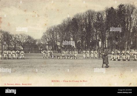 champ de Mars à Bourg en Bresse 23e RI Stock Photo Alamy