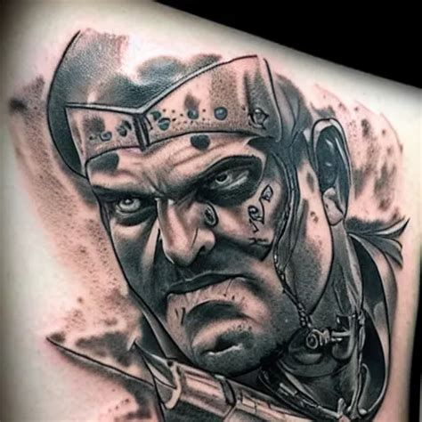 A Tattoo Of Ethan Van Sciver S Face Stable Diffusion OpenArt