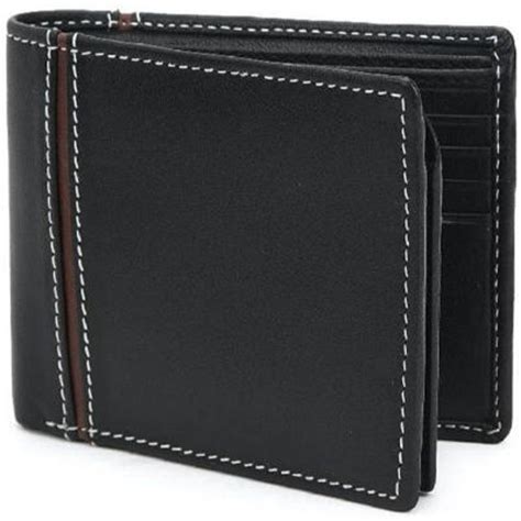 Black Leather Bifold Wallet At Rs Piece Mens Leather Wallets In