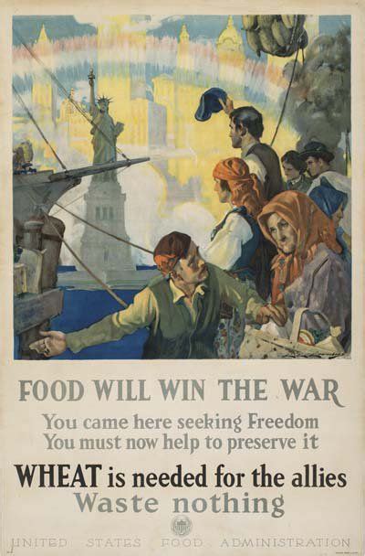 Food Will Win The War” Us Food Administration Ca 1918 Glc09522