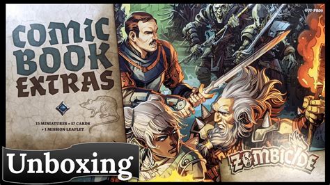 Zombicide Black Plague CMON Comics Vol 2 Promos Unboxing YouTube