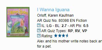 2.2 - I Wanna Iguana - Ms. Rozier's Page