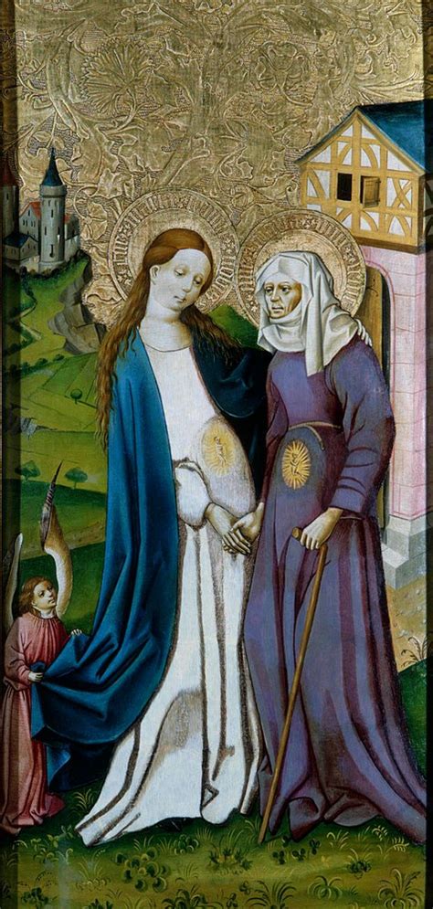 Visitation Meeting Between The Virgin Mary And Saint Elizabeth