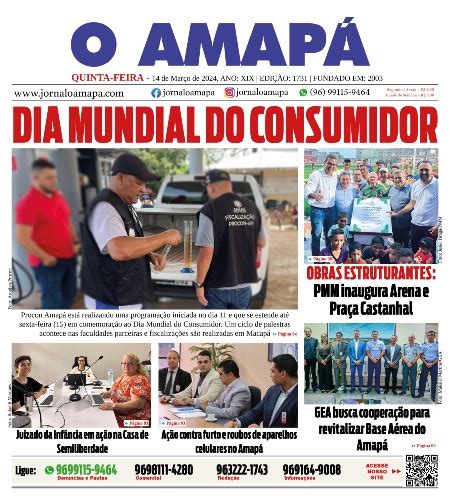 Edição Impressa Jornal O Amapá