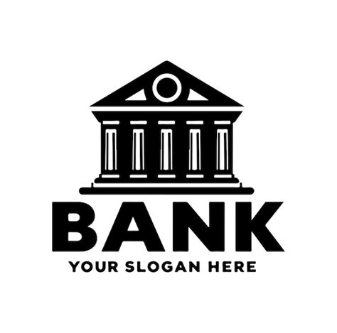 Premium Vector Bank Logo Icon Vector Illustration