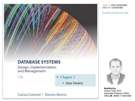 Data Models [DATABASE SYSTEMS: Design, Implementation, and Management] | PPT