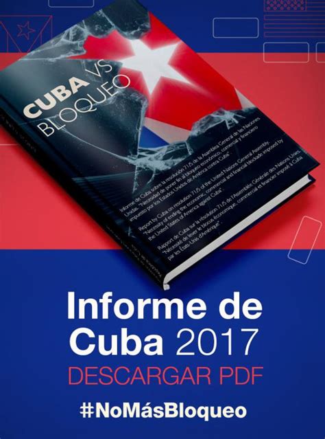 Informe De Cuba Sobre La Resolución 71 5 De La Asamblea General De Las