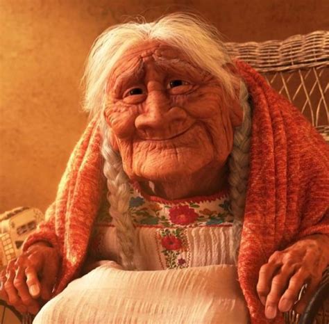 Mama Coco From Coco Old Women Animation Studio Walt Disney Studios