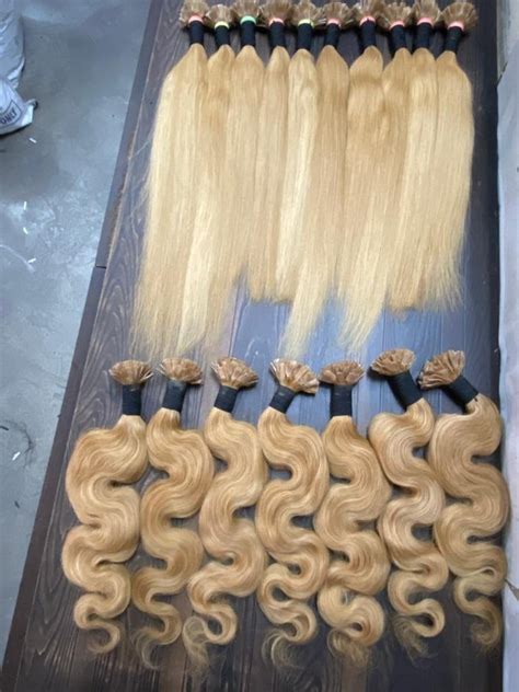 Straight Body Wave Bulk Permanent Human Hair Extensions Combo Made