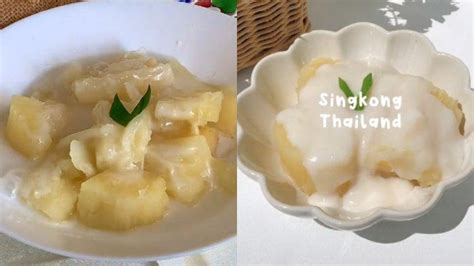 Resep Viral TikTok Singkong Thailand Camilan Singkong Rebus Dan Saus