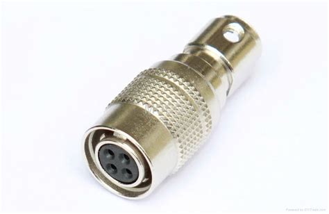 Circular Push Pull Connectors 4 Pin Female Plug And Male Receptacle