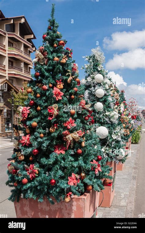 Christmas Trees in Gramado Brazil Stock Photo - Alamy