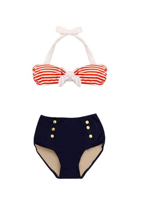 Sailor Bikini Sailor Bikini Bikinis Fashion