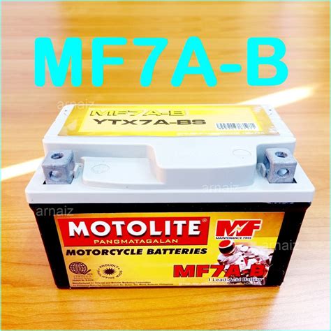 Motolite MF7A B Maintenance Free Motorcycle Battery YTX7A BS MF7A MF7