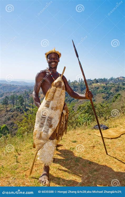 African zulu warrior editorial stock photo. Image of indigenous - 6035588