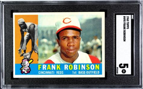 Topps Baseball Frank Robinson Sgc Ebay