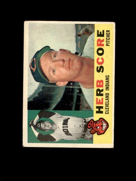 1960 Topps Baseball 360 Herb Score STARX 2 5 G VG LS809531 EBay