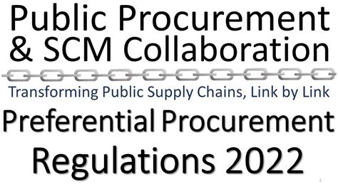 The Preferential Procurement Regs And What Has Changed Youtube