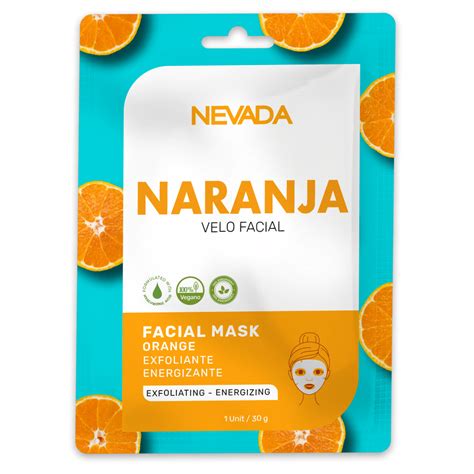 Mascarilla Velo Facial De Naranja Productos Nevada