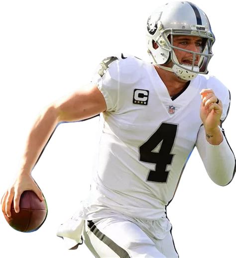 Download Derek Carr Nfl Oakland Raiders Sprint Football Full Size Png Image Pngkit