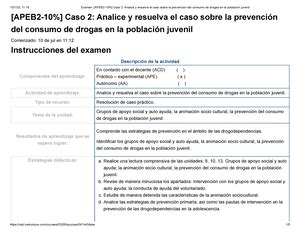 Examen Apeb Caso Pr Ctico Analice Y Resuelva El Caso Sobre La