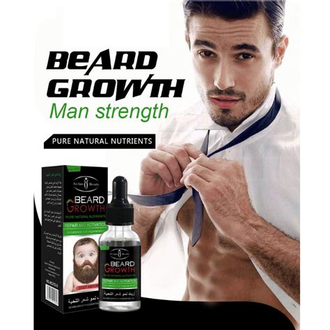 Beard And Hair Growth Oil Serum 30ml Shopee Malaysia