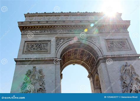 Detalle De Arc De Triomphe En París Imagen De Archivo Imagen De