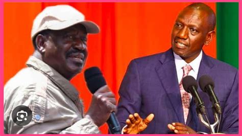 Raila Ni Mwizi Ruto Blasts Raila In Bomet As Residents Chears Vows Not