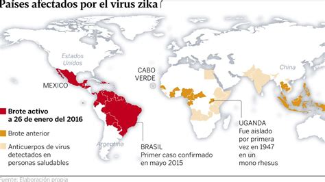 El zika afecta ya a 24 países en su avance de forma explosiva