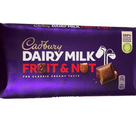 Cadbury Dairy Milk Fruit Nut Chocolate 180g At BritiShop Thailand