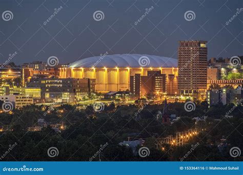 SYRACUSE, NEW YORK - JULY 13, 2019: Carrier Dome on the Syracuse University Campus Editorial ...