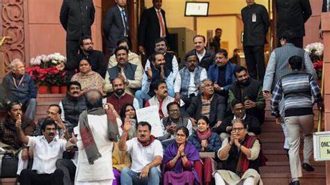 49 More Opposition MPs Suspended From Lok Sabha Number Of Suspensions