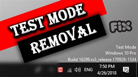 How To Remove Test Mode Windows 10 Pro Remove Test Mode Disable Test Mode Windows 10